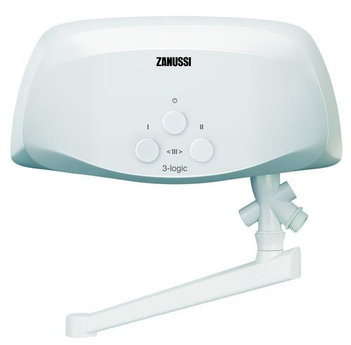 Электрический проточный водонагреватели Zanussi 3-logic T (3,5 kW) - кран