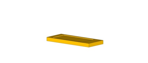 Горизонтальный блок, серия SandyLine Kit, 50х300х715 мм (Arcave)