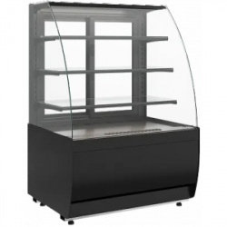 Витрина холодильная напольная ПОЛЮС K70 VM 1,3-1 LIGHT (версия 2.0) (9005)