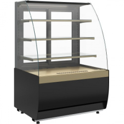 Витрина холодильная напольная ПОЛЮС K70 VM 1,3-1 LIGHT (версия 2.0) (9005-0109)