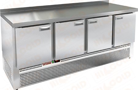 Стол охлаждаемый с полимерным покрытием (RAL 7004)  HICOLD  SNE 1111/TN W