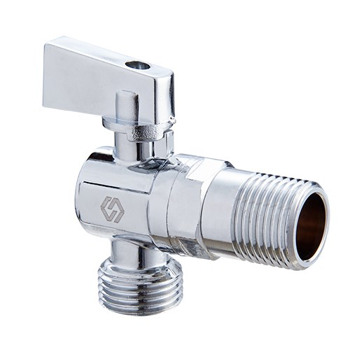Кран сантехнический угловой 1/2" х 1/2" нар.-нар.