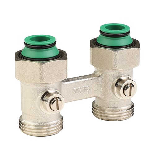Узел нижнего подключения прямой, с шаровым затвором MVI 3/4"*3/4"