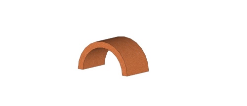 Полукруглый арочный элемент CavoArc50, серия Cavo, 500х270х250 мм (Arcave)