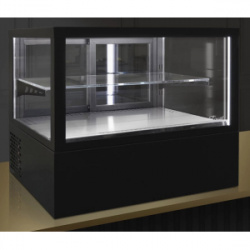 Витрина холодильная настольная Финист JAKSON CUBE JNCdg-4 черный муар (4000K)