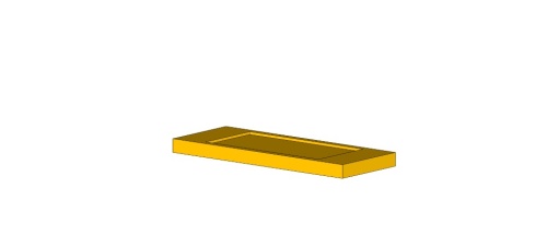 Горизонтальный блок, серия SandyLine Kit, 50х300х780 мм (Arcave)