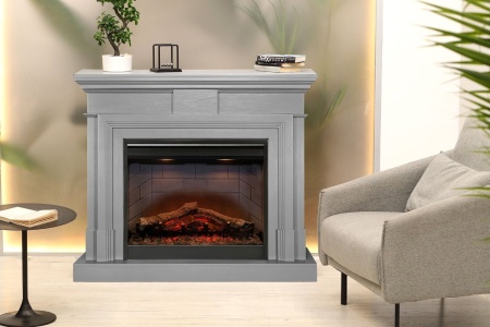 Каминокомплект Coventry Gray - Серый с очагом Symphony 26'' DF2608-INT