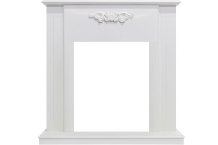 Каминокомплект Capri - Белое дерево делюкс с очагом Majestic FX M Brass