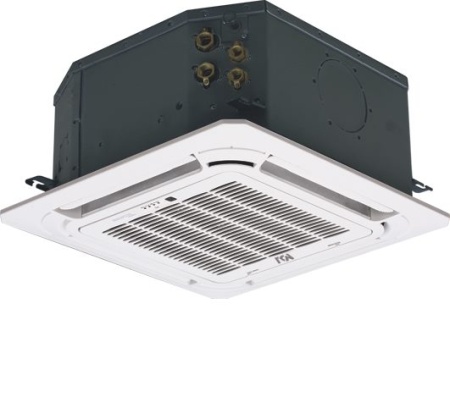 Кассетные четырёхтрубные фанкойлы MDV с DC мотором серия MDKD (четырёхпоточные компактные) MDKD-V500FA