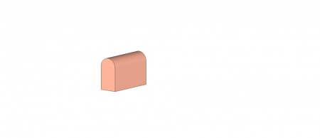 Вертикальный декоративный блок SLT3, серия SandyLine Tuff, 180х110х300 мм (Arcave)