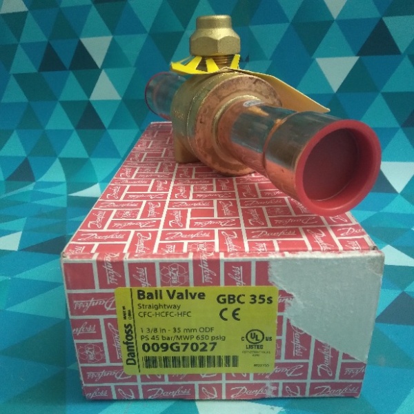 Вентиль шаровой Danfoss GBC 35S (1 3/8 пайка) (009G7027)