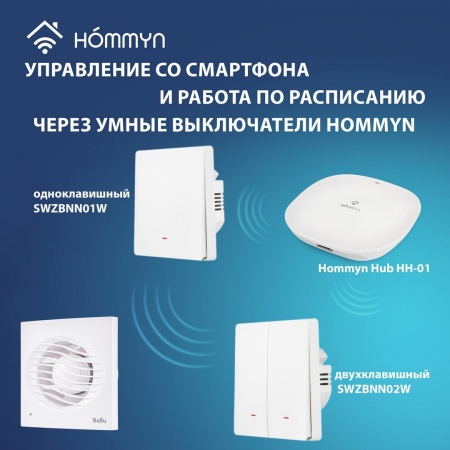 Вентилятор вытяжной Ballu BAF-AR 150 V с обратным клапаном