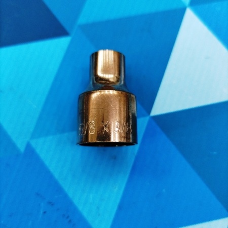 Муфта-переходник С*С, 5/8" x 3/8" (пайка, медь)