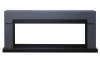 Каминокомплект Lindos Graphite Grey (линейный) с очагом Vision 60 LOG LED