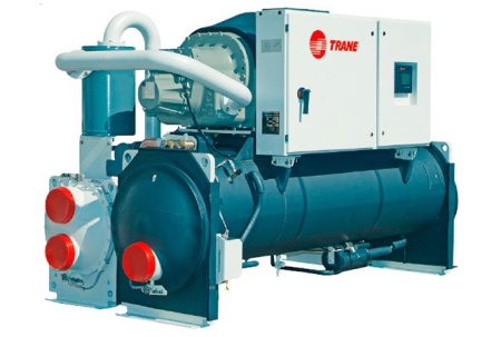 Чиллер большой производительности Trane RTHD E3D2E2 серия R автономный винтовой с водяным охлаждением